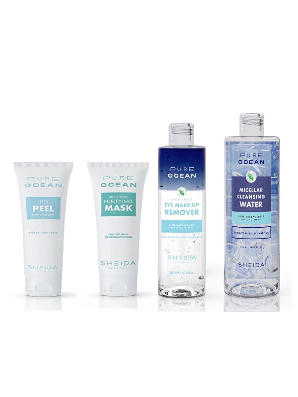 Sheida Pure Ocean Makyaj , Yüz Temizleme Ve Peeling Seti