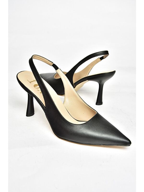 S3697482 Siyah Kadın Topuklu Ayakkabı - Görsel 4
