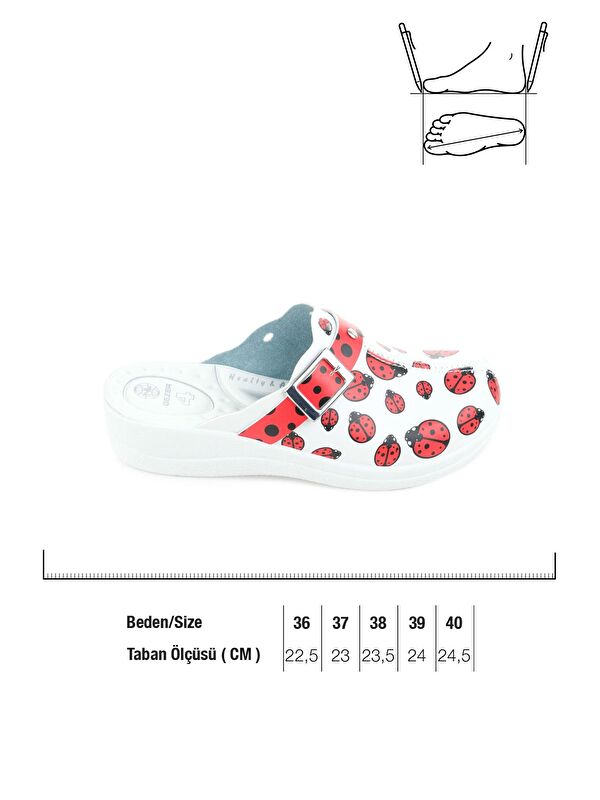 Dört Mevsim Kadın Comfort Taban Sabo Terlik - Görsel 3