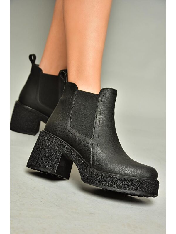 T9962200 Siyah Kadın Bot - Görsel 4