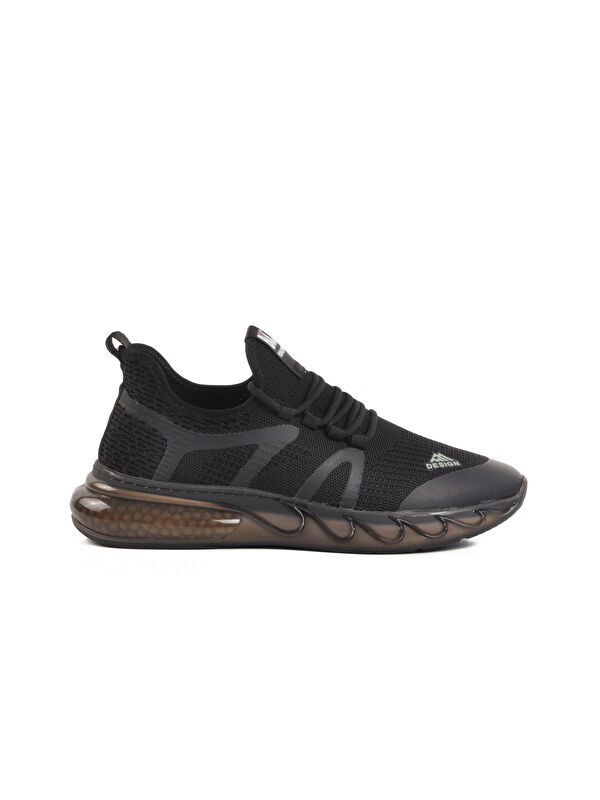 Siyah Memory Foam Anorak Hafif Erkek Spor Ayakkabı 231459 M - Görsel 2