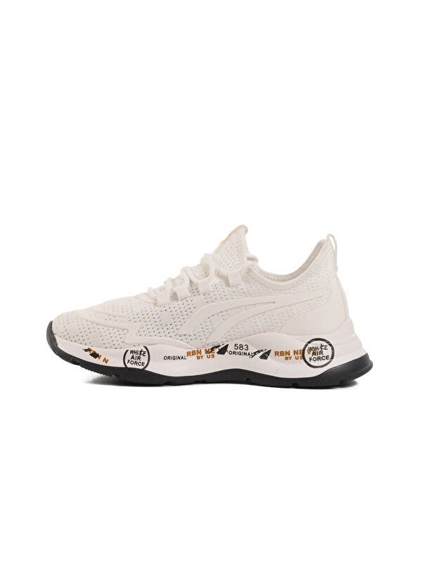 Beyaz Memory Foam Anorak Hafif Erkek Spor Ayakkabı 241432 M - Görsel 3