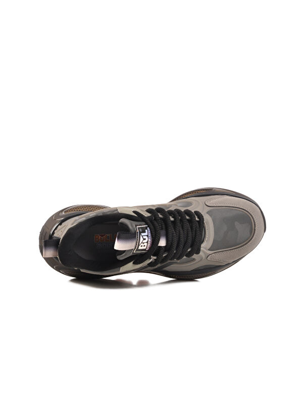 Gri Dar Kalıp Memory Foam Air Taban Erkek Spor Ayakkabı 250422 M - Görsel 4