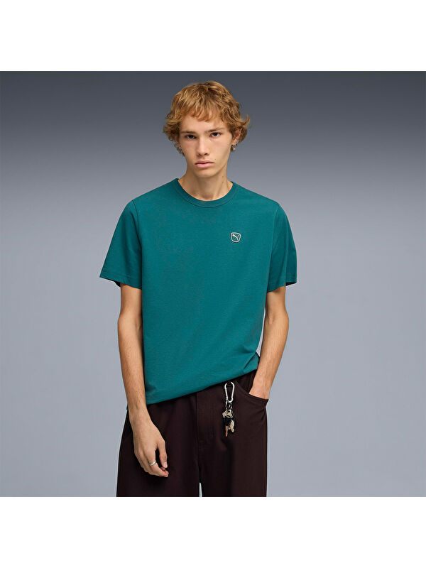 Puma Essential Elevated Erkek Yeşil Tişört