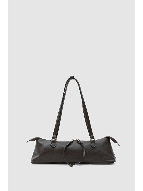 Shulebags Core Basic Omuz Baget Çanta Kahve