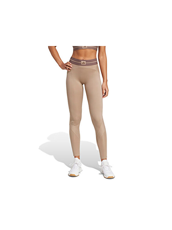 Adidas Hyg Rib 1/1 L Kadın Antrenman Taytı JY2068 Krem
