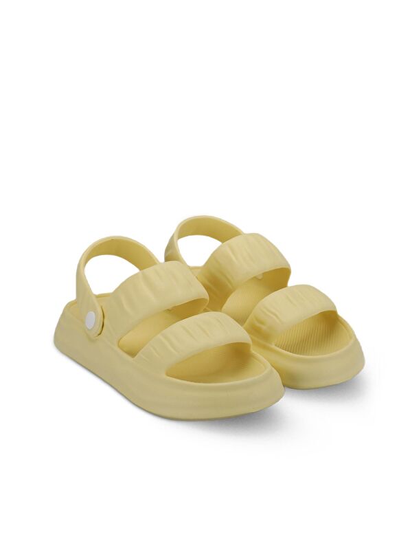 OIER Kadın Sandalet Sarı - Görsel 3