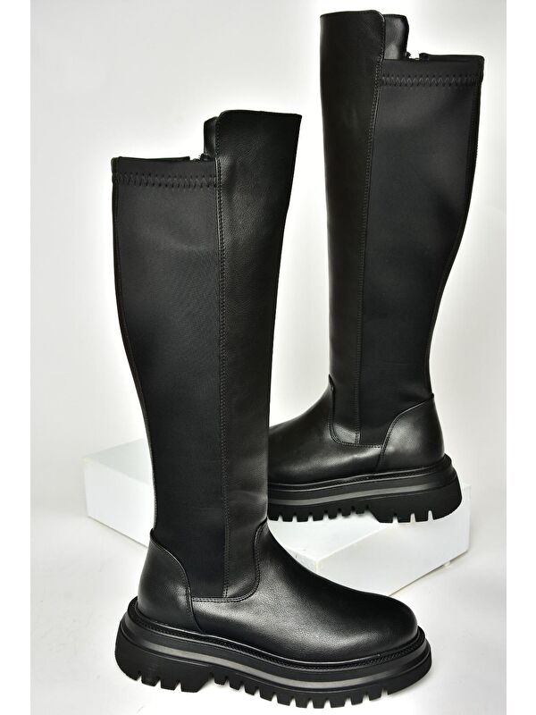 T3121043 Siyah Kadın Çizme - Görsel 6