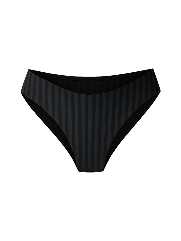 C&City Lazer Kesim Dikişsiz Slip Külot C19213 Siyah