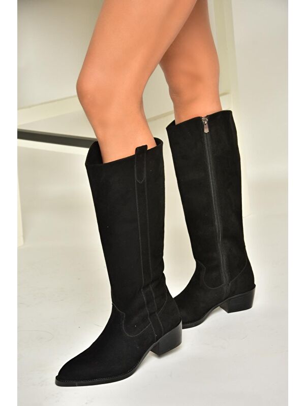 T4801428 Siyah Kadın Çizme - Görsel 3