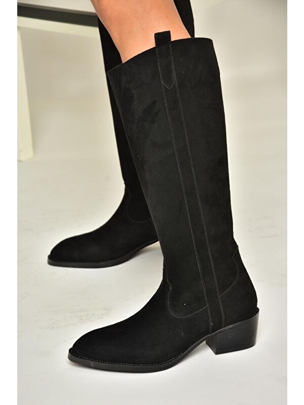 T4801428 Siyah Kadın Çizme - Görsel 4