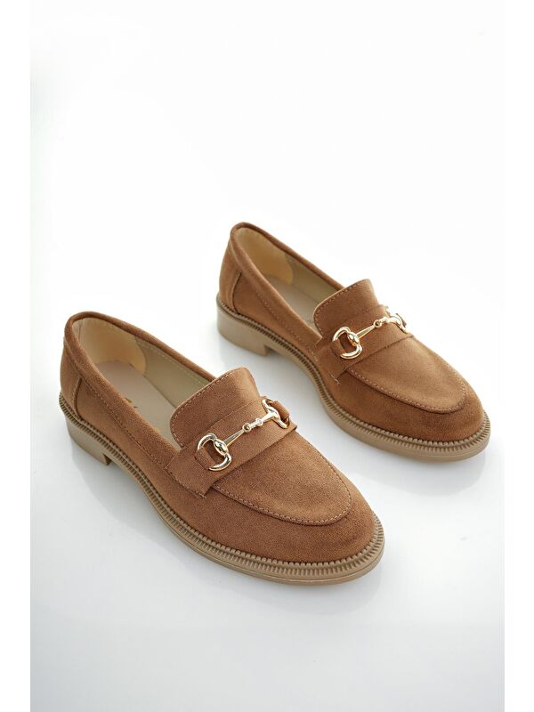 SUSSİE Metal Tokalı Kadın Loafer Günlük Ayakkabı - Görsel 3