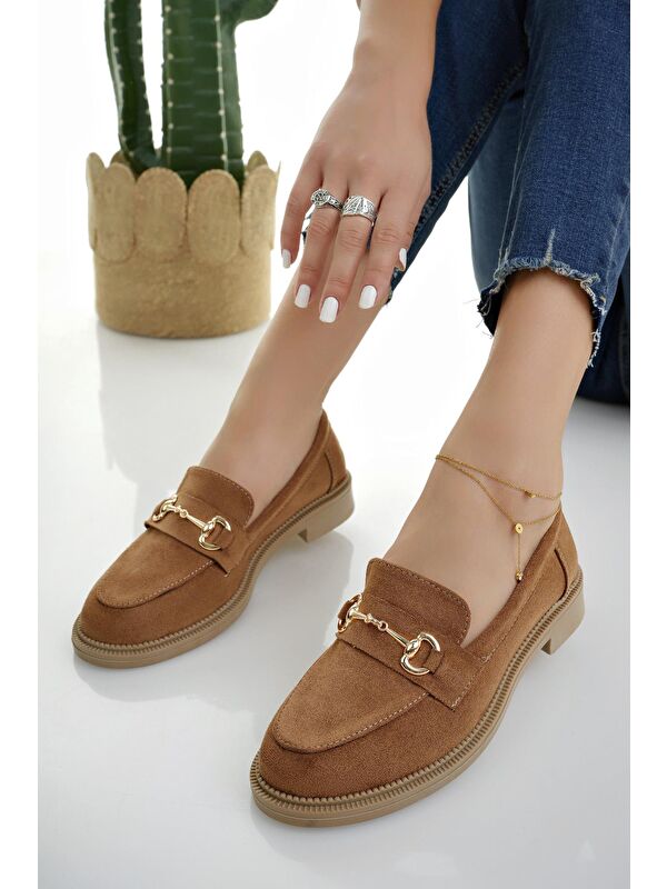 SUSSİE Metal Tokalı Kadın Loafer Günlük Ayakkabı - Görsel 6