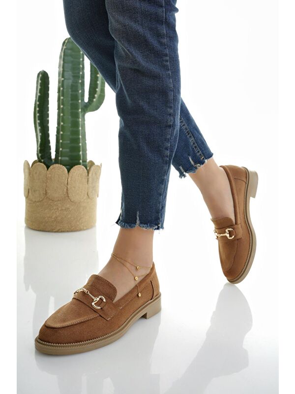 SUSSİE Metal Tokalı Kadın Loafer Günlük Ayakkabı - Görsel 7