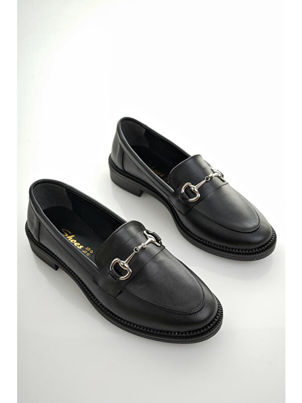 SUSSİE Metal Tokalı Kadın Loafer Günlük Ayakkabı - Görsel 3