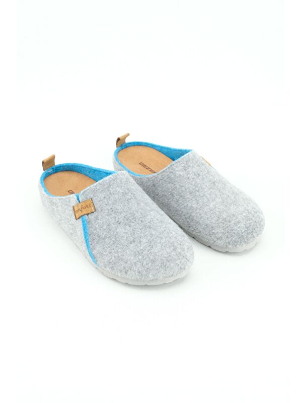 Kışlık Keçe Comfort Taban Kadın Ev Bahçe Terlik - Görsel 4