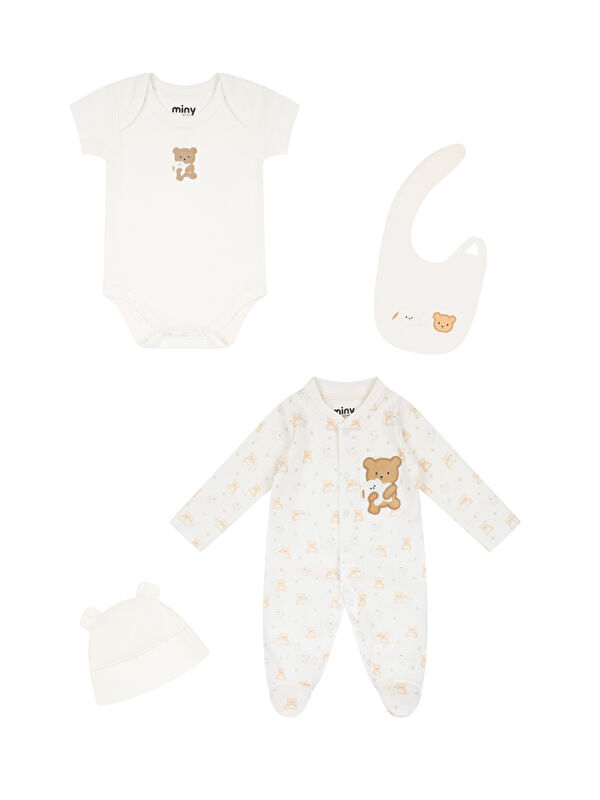 Minycenter Unisex Bebek 4'lü Set