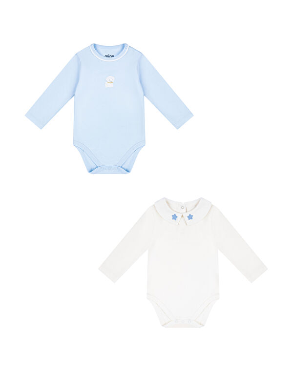 Minycenter Erkek Bebek 2'li Body Set
