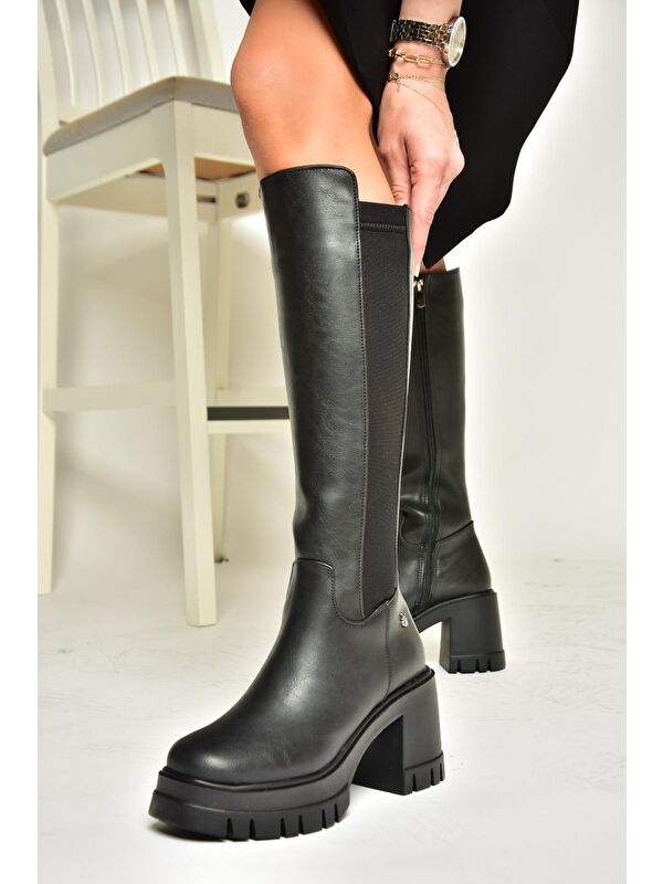 T9733900 Siyah Kadın Çizme - Görsel 3