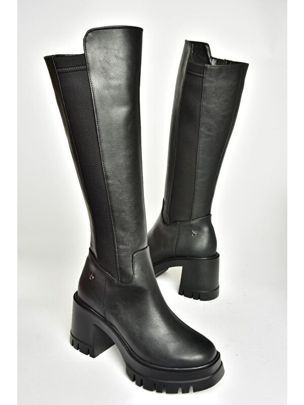 T9733900 Siyah Kadın Çizme - Görsel 7