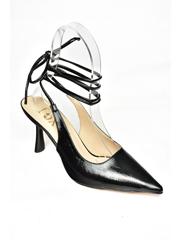 S3697511 Siyah Kadın Topuklu Ayakkabı - Görsel 3