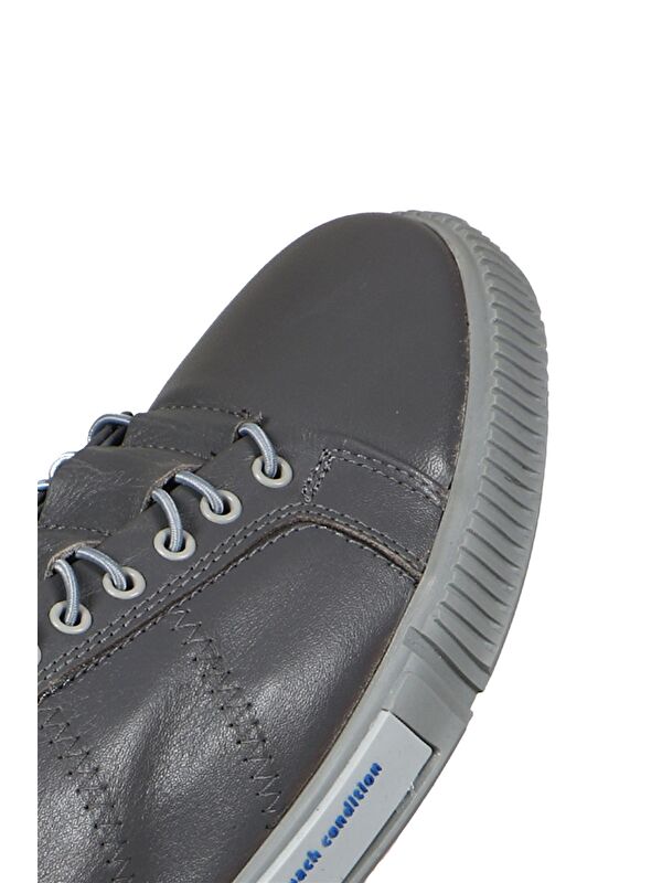 Basel Hakiki Deri Füme Sax Mavi Erkek Günlük Ayakkabı - Görsel 8