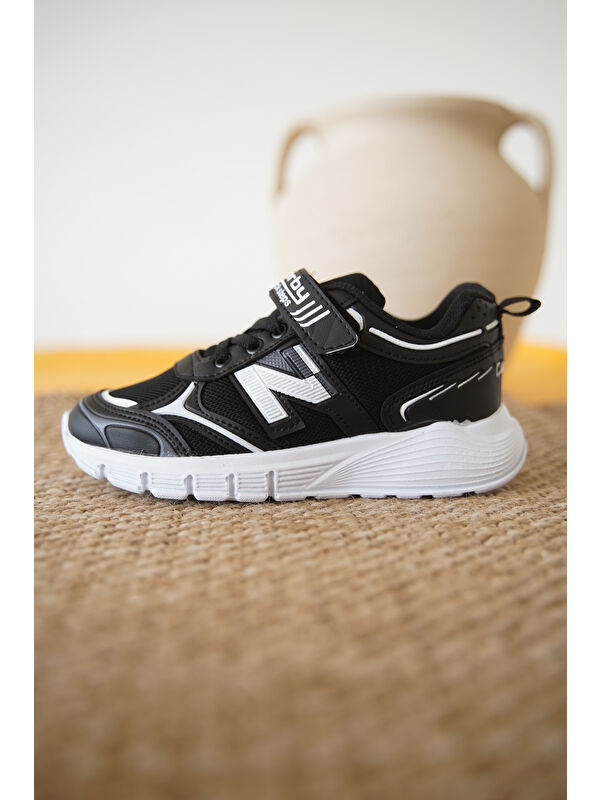 D0130 Cırtlı Çocuk Unisex Sneaker Spor Ayakkabı - Görsel 4