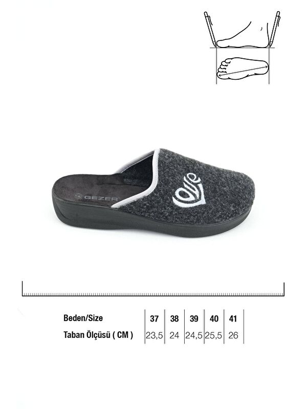 Kışlık Yüksek Taban Kadın Ev Terlik - Görsel 3