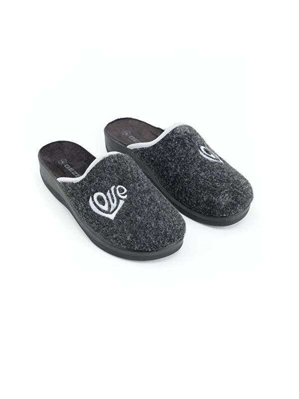 Kışlık Yüksek Taban Kadın Ev Terlik - Görsel 4