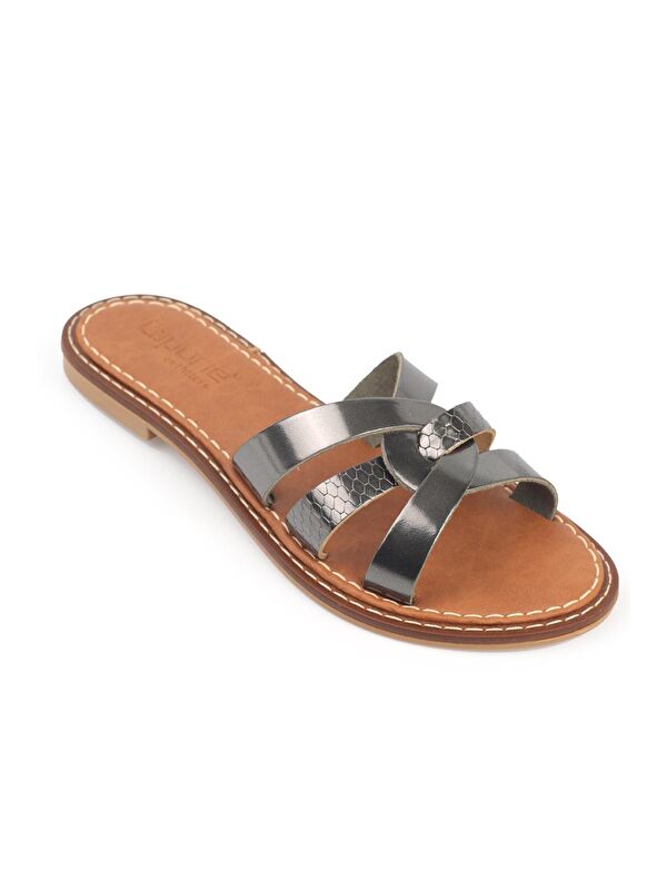 Deri Kadın Terlik - Görsel 5