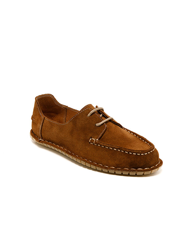 John May Kadın Oxford ( Klasik) RC-25Y-178-M-DINA Taba Süet