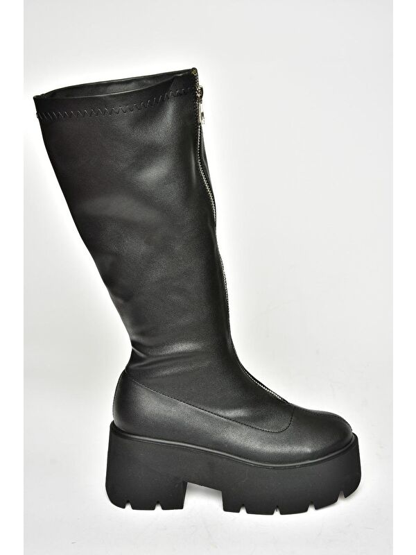 T2729030 Siyah Kadın Çizme - Görsel 5