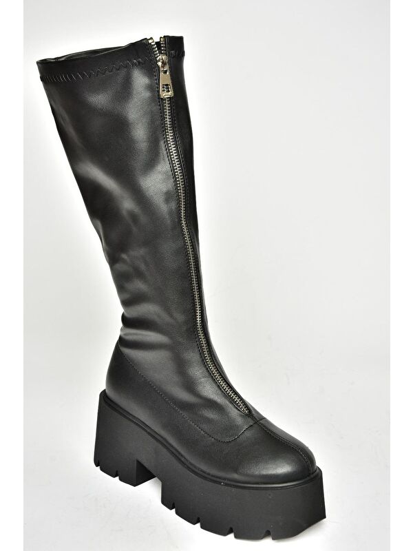 T2729030 Siyah Kadın Çizme - Görsel 6