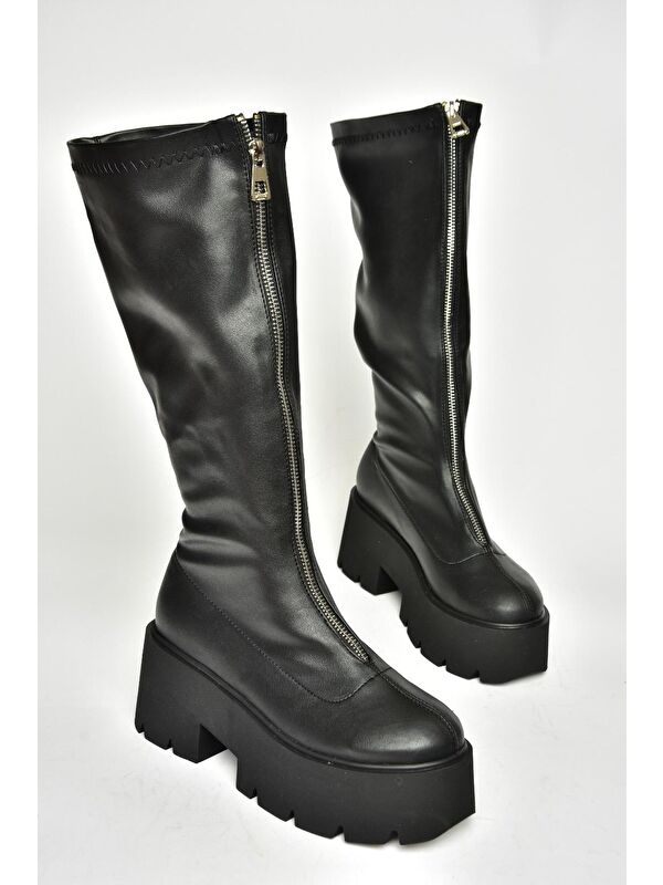 T2729030 Siyah Kadın Çizme - Görsel 7