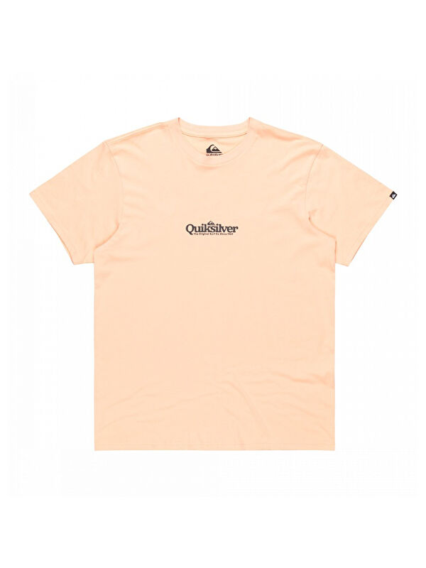 Quiksilver Fineline Erkek Kırmızı Yuvarlak Yaka Spor Tişört