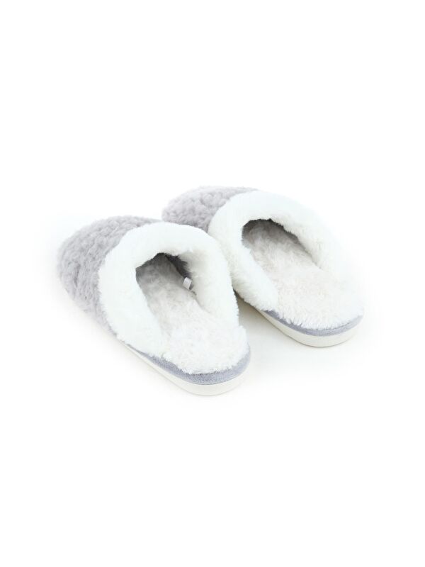 Kışlık İçi Pelüşlü Kadın Ev Bahçe Terlik - Görsel 5