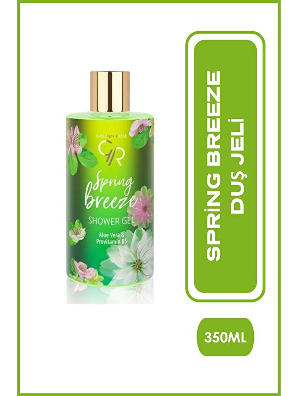 GOLDEN ROSE Spring Breeze Duş Jeli Aloe Vera Özlü 350 ml