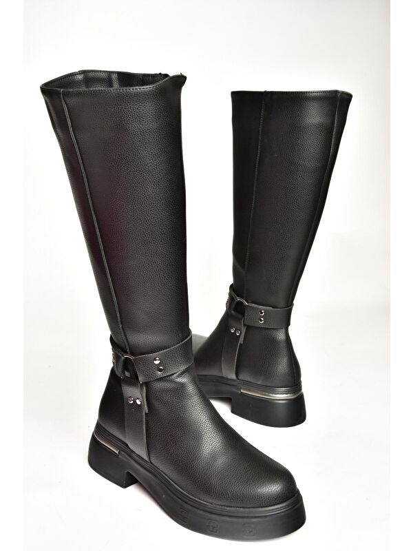 T9966630 Siyah Kadın Çizme - Görsel 8