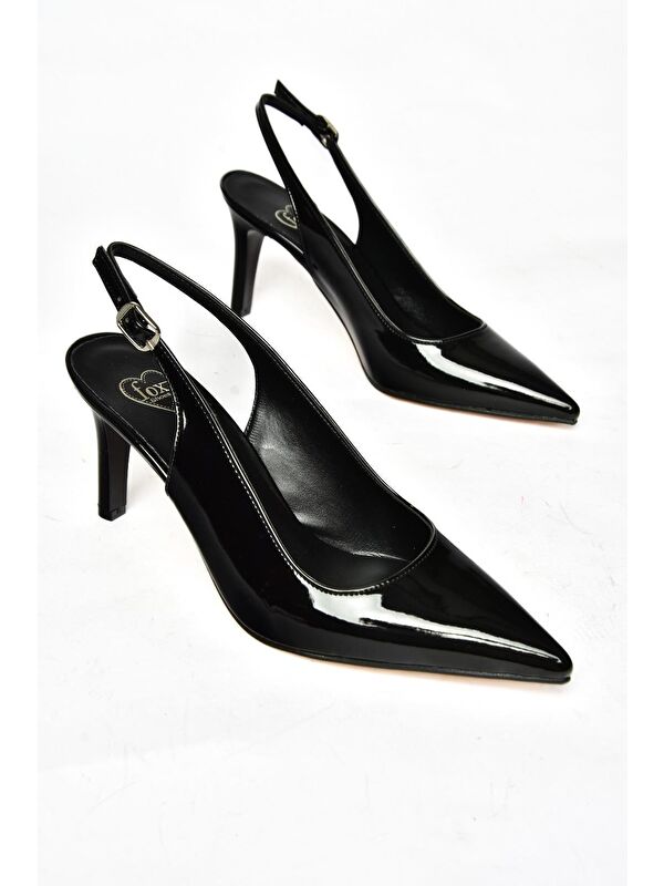 S6540717 Siyah Kadın Topuklu Ayakkabı - Görsel 5