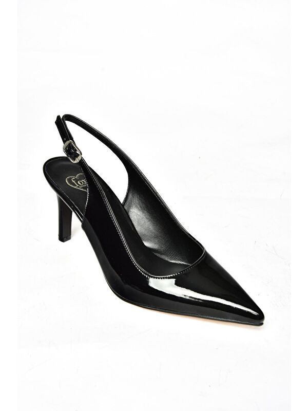 S6540717 Siyah Kadın Topuklu Ayakkabı - Görsel 3
