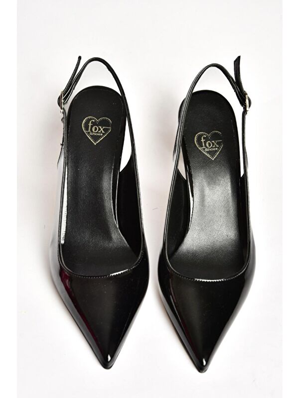 S6540717 Siyah Kadın Topuklu Ayakkabı - Görsel 4