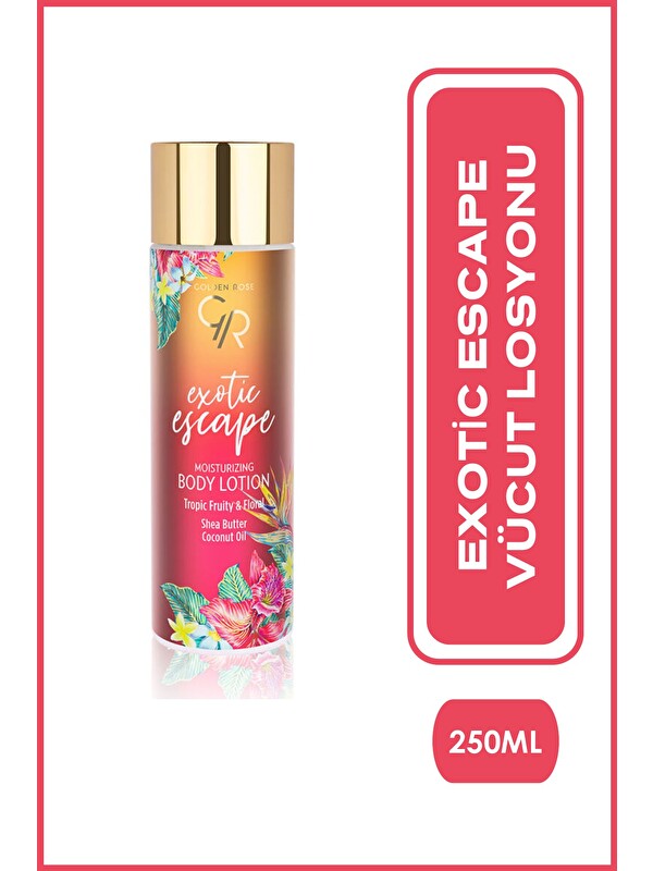 GOLDEN ROSE Exotic Escape Vücut Losyonu Shea, Hindistan Cevizi ve 250 ml