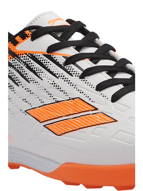 CAMBLY Erkek Çocuk Futbol Ayakkabı Beyaz / Turuncu - Görsel 5