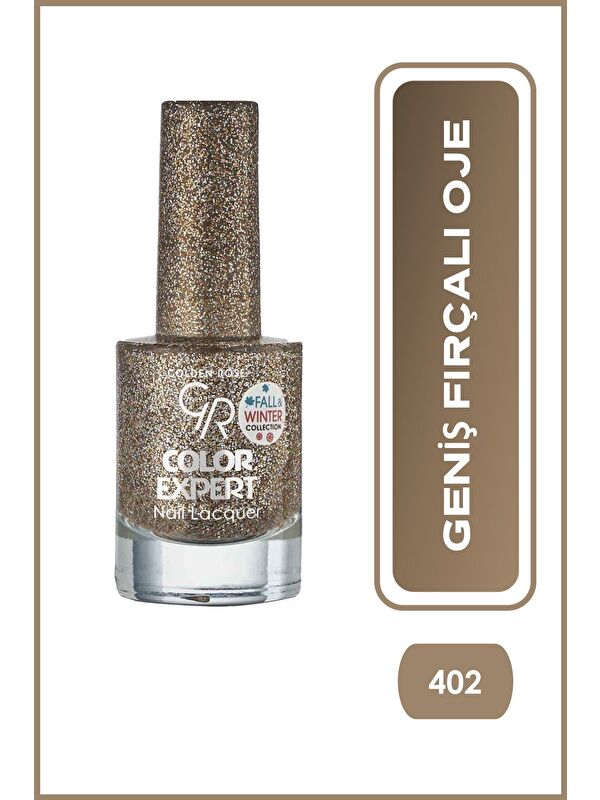 GOLDEN ROSE Color Expert Fall&Winter Collection 402 Glitter Işıltılı Oje 10,2 ml