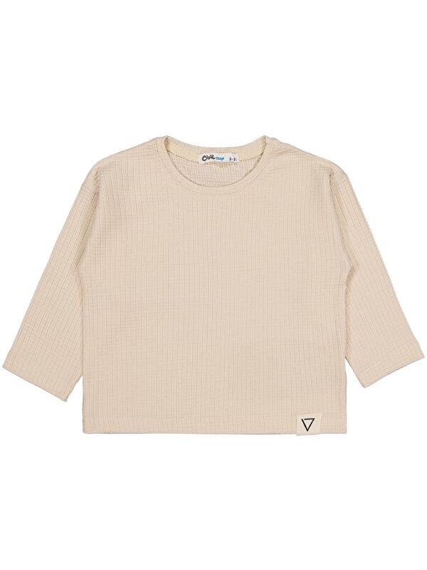 Civil Boys Jakar Petek 2-5 Yaş Sweatshirt - Bej 2-3 Yaş