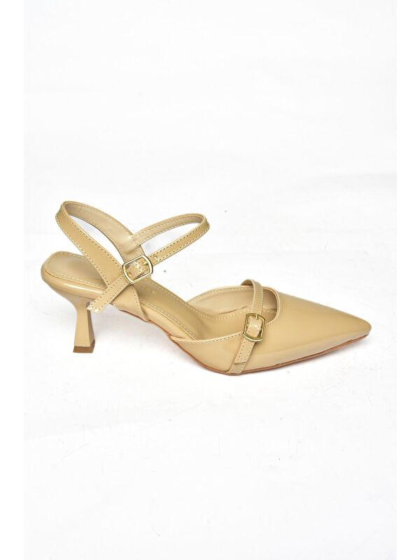 S5180813 Ten Kadın Topuklu Ayakkabı - Görsel 2