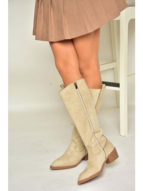 T4801428 Ten Kadın Çizme - Görsel 3