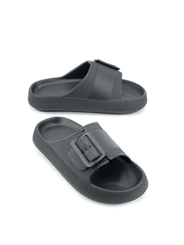 Kadın Yazlık Tek Toka Ayarlanabilir Eva Banyo Bahçe Havuz Plaj Terlik - Görsel 2