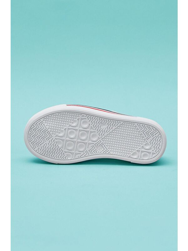 Back To School Çocuk Çorap Ayakkabı Beyaz - Görsel 5