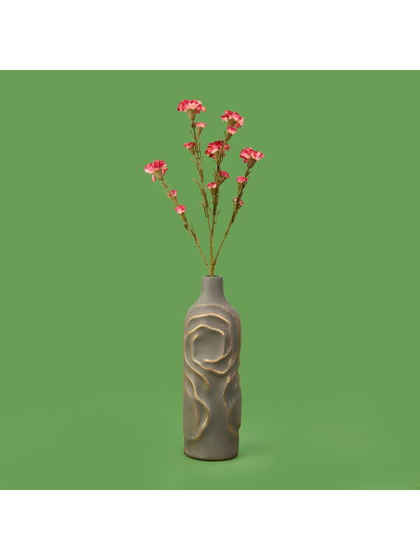 Evidea Deco Karanfil Dal Çiçek - Kırmızı - 68 cm